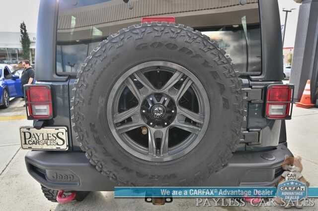 2018 Jeep Wrangler JK Unlimited Rubicon / Recon Edition / 3.6L V6 / 4X4 / Auto Start / Heated Leather Seats / Navigation / Alpine Speakers / Back Up Camera / Outlaw Wheels / 3 Piece Hard Top / Roof Rack / Tow Pkg / 20 MPG Anchorage AK