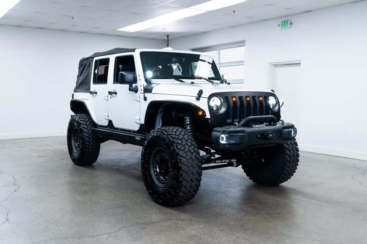 2018 Jeep Wrangler JK Unlimited Sport 6-Speed Manual 38&quot; Tires Black Rhino Wheels Portland OR
