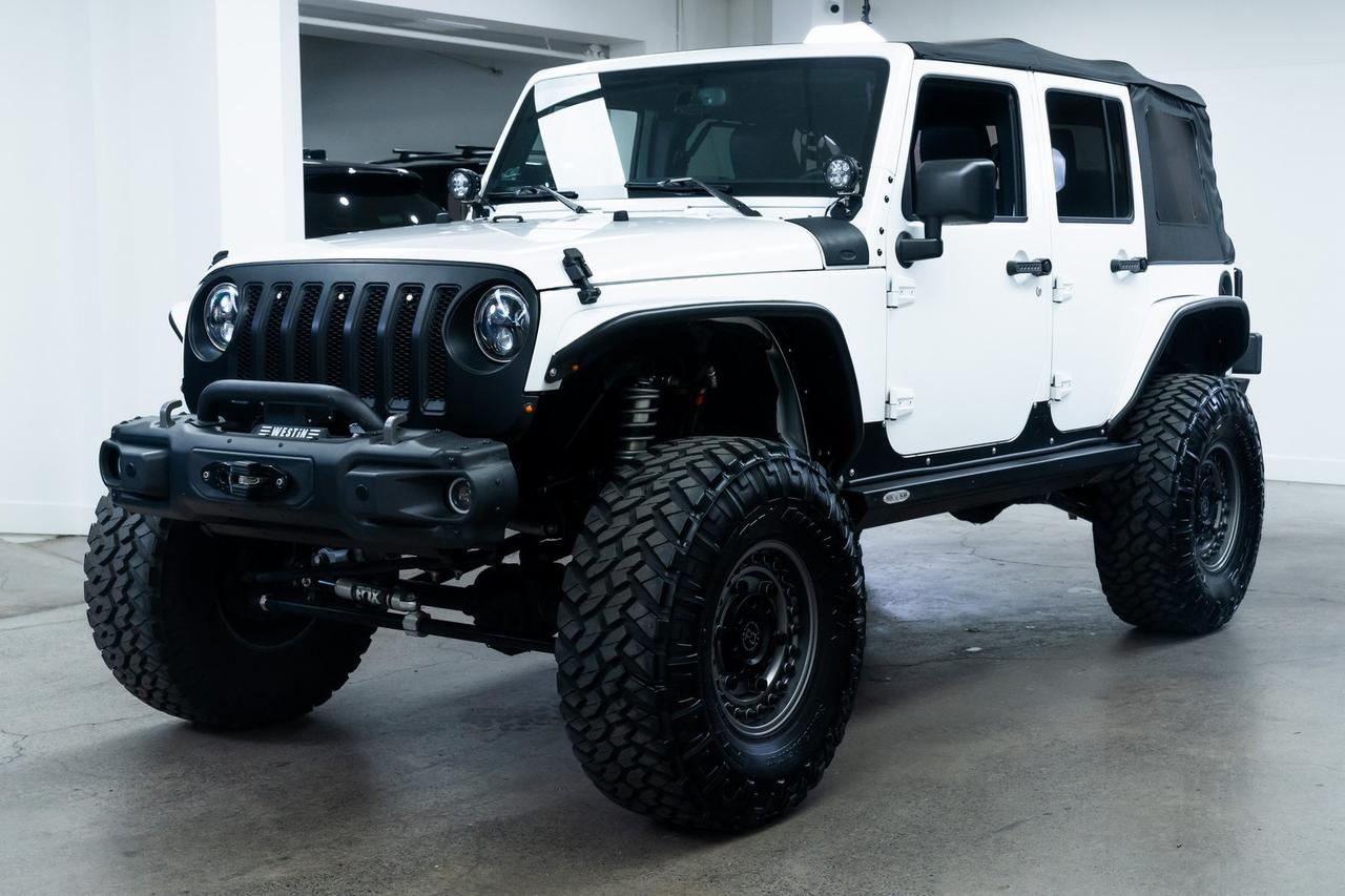 2018 Jeep Wrangler JK Unlimited Sport 6-Speed Manual 38&quot; Tires Black Rhino Wheels Portland OR