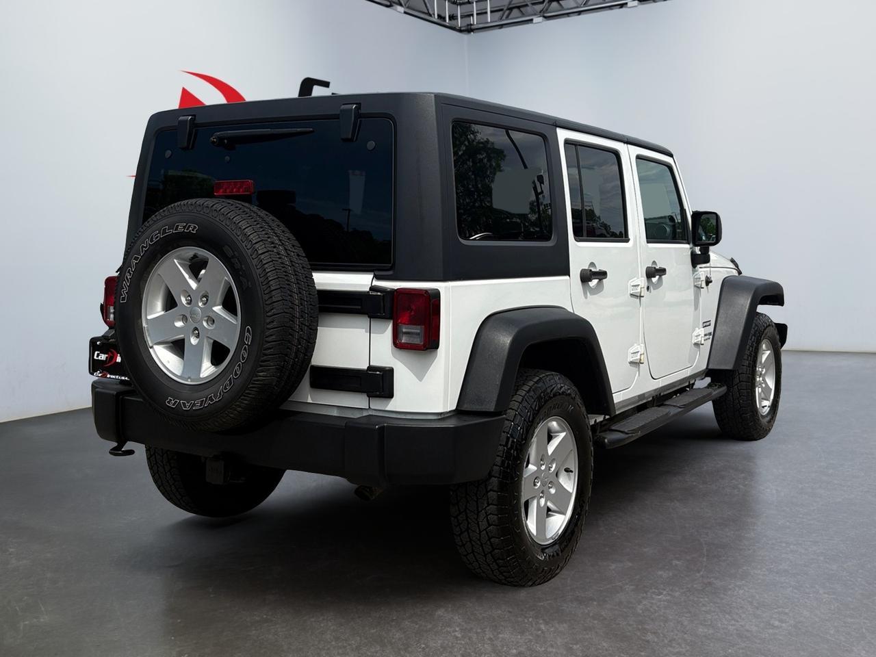 2018 Jeep Wrangler JK Unlimited Sport S, HARD TOP, RUNNING BOARDS, OFF ROAD MODE, REMOTE KEYLESS START, UCONNECT BLUETOOTH, FULL SIZE SPARE TIRE, TOW PACKAGE, LOW MILES, THIS JEEP IS READY TO WRANGLE THE ROAD! Virginia Beach VA