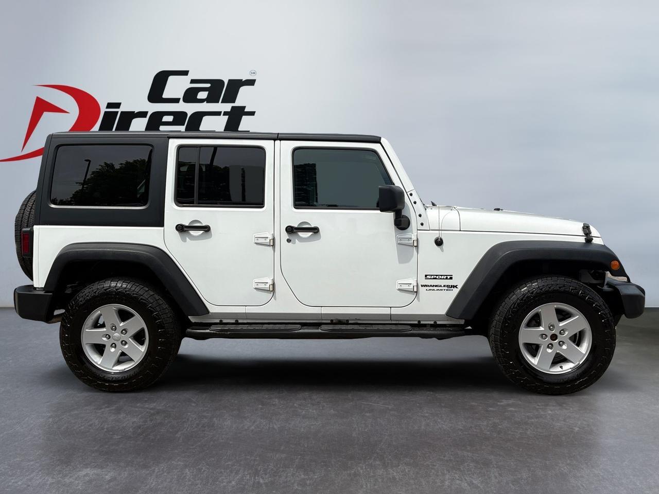 2018 Jeep Wrangler JK Unlimited Sport S, HARD TOP, RUNNING BOARDS, OFF ROAD MODE, REMOTE KEYLESS START, UCONNECT BLUETOOTH, FULL SIZE SPARE TIRE, TOW PACKAGE, LOW MILES, THIS JEEP IS READY TO WRANGLE THE ROAD! Virginia Beach VA