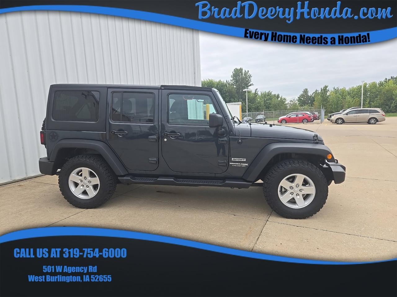 2018 Jeep Wrangler JK Unlimited Sport