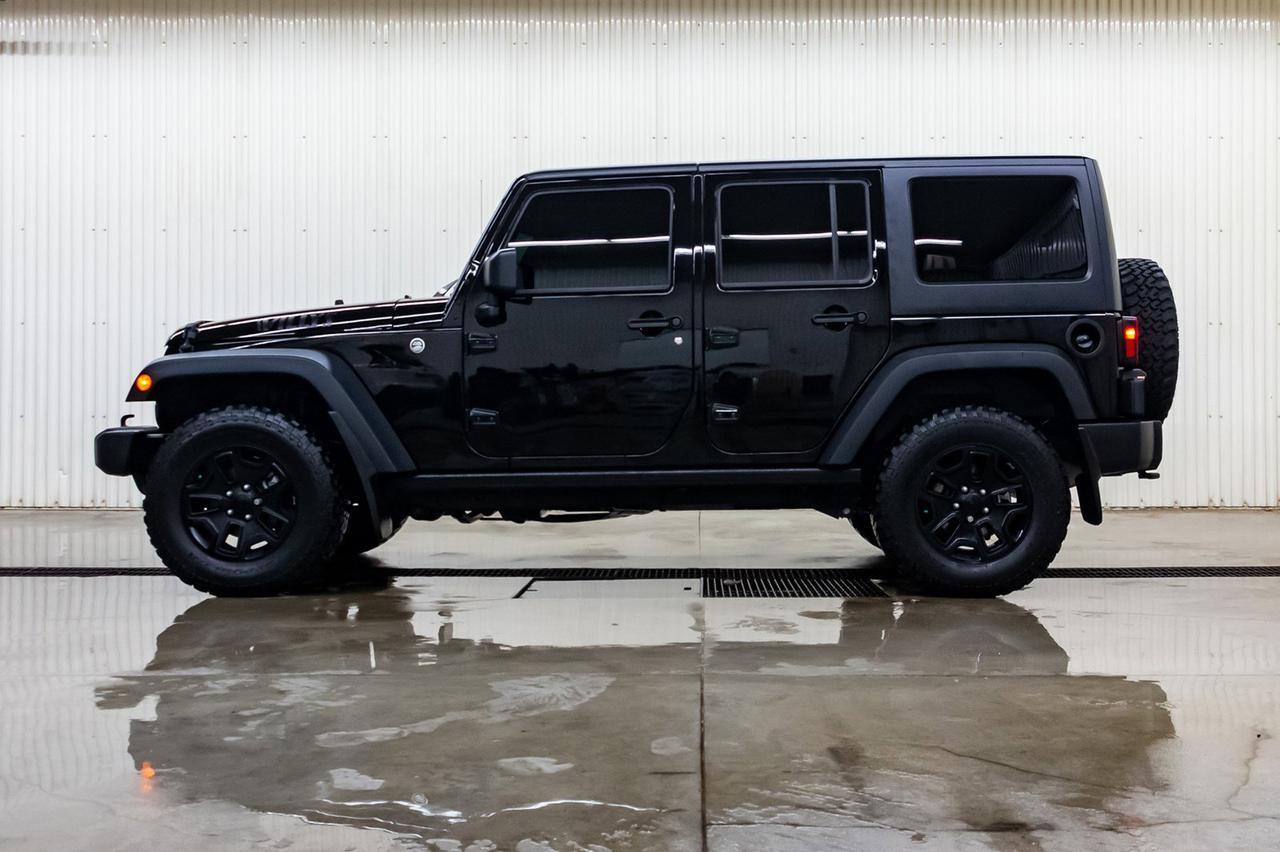 2018 Jeep Wrangler JK Unlimited Willys Wheeler Leather Red Deer AB