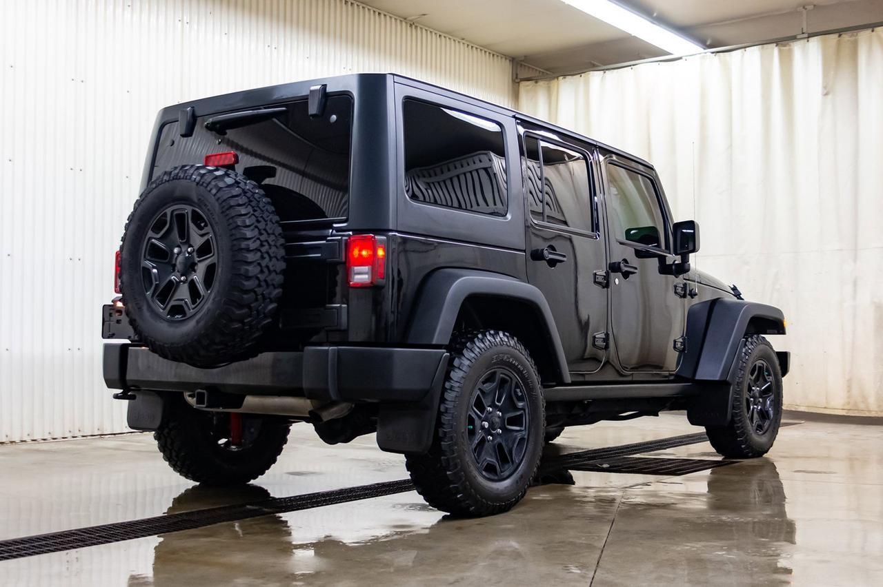 2018 Jeep Wrangler JK Unlimited Willys Wheeler Leather Red Deer AB