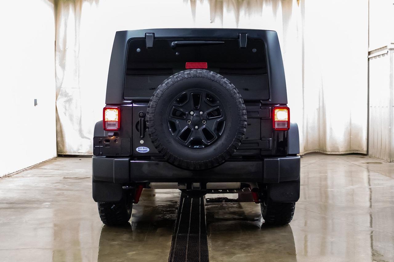 2018 Jeep Wrangler JK Unlimited Willys Wheeler Leather Red Deer AB