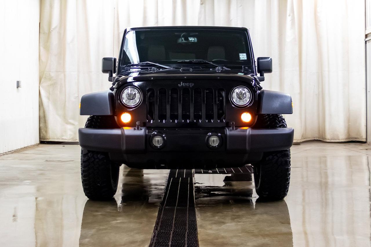 2018 Jeep Wrangler JK Unlimited Willys Wheeler Leather Red Deer AB