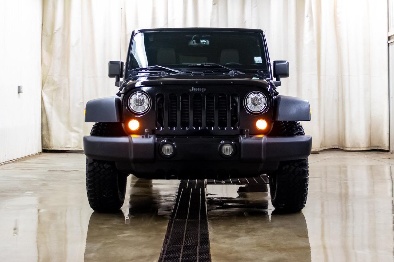 2018 Jeep Wrangler JK Unlimited Willys Wheeler Leather Red Deer AB