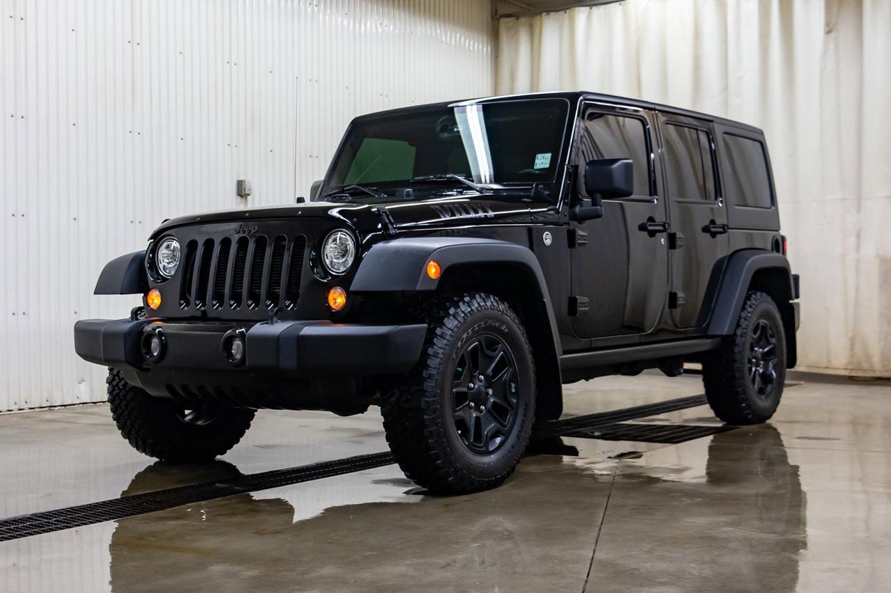 2018 Jeep Wrangler JK Unlimited Willys Wheeler Leather Red Deer AB
