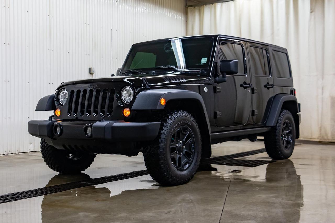 2018 Jeep Wrangler JK Unlimited Willys Wheeler Leather Red Deer AB