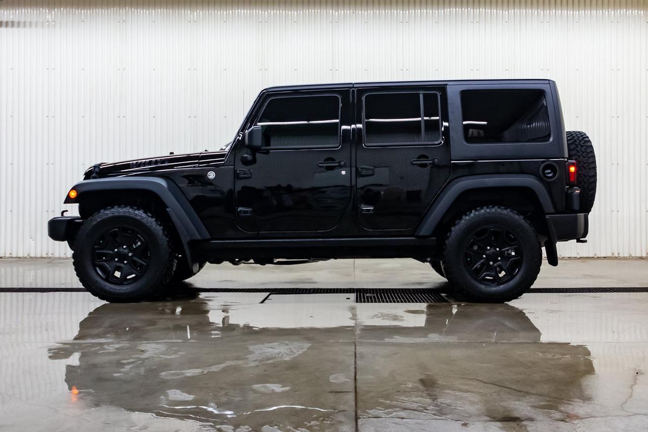 2018 Jeep Wrangler JK Unlimited Willys Wheeler Leather Red Deer AB