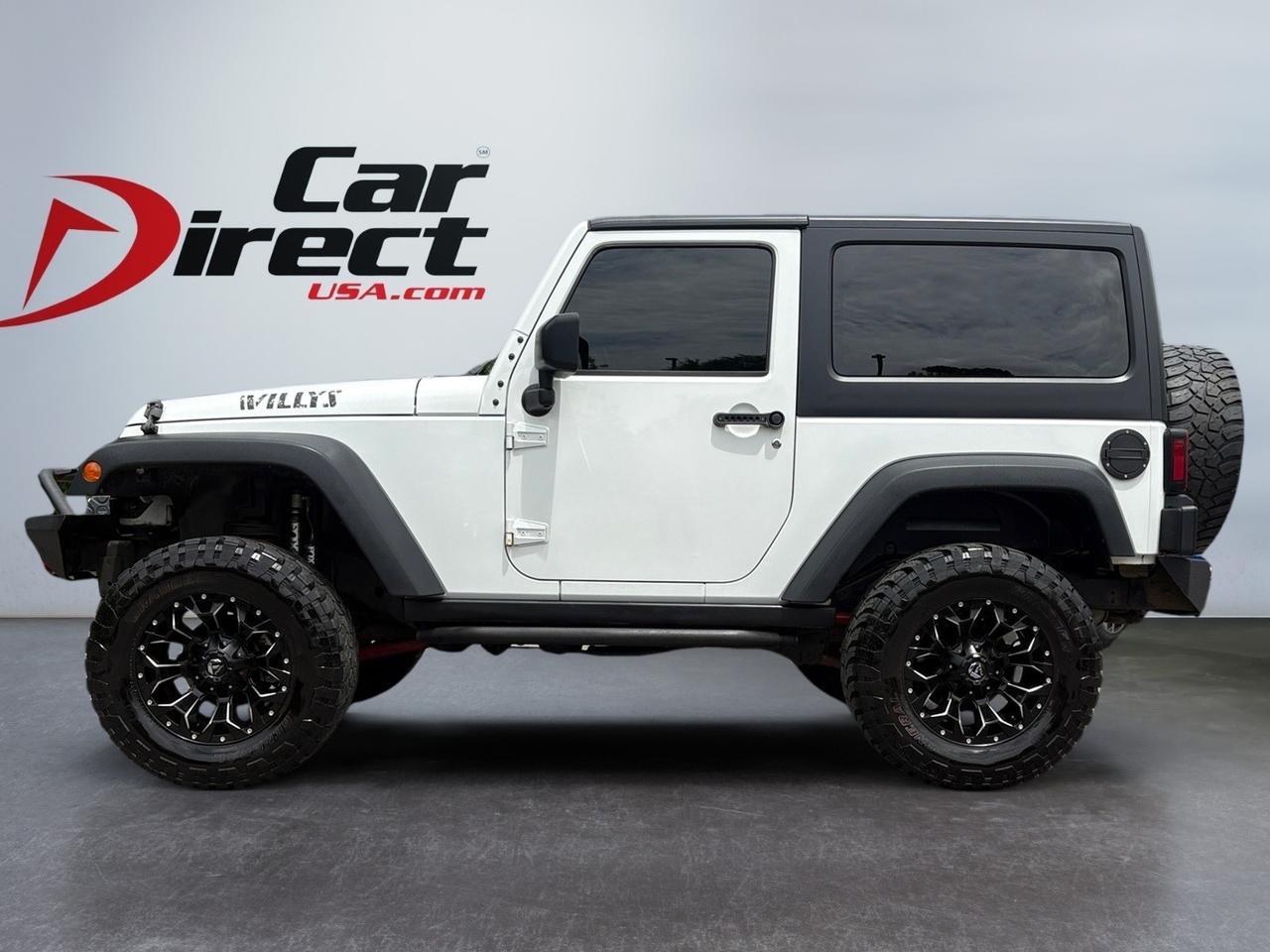 2018 Jeep Wrangler JK Willys Wheeler W, RUNNING BOARDS, TOW PACKAGE, FENDER FLARES, LIFTED, CUSTOM SMITTY BILT BRUSH GUARD WITH WENCH, BACKUP CAMERA, ONLY 50K MILES, CLEAN CARFAX, THIS JEEP IS ONE OF A KIND! Virginia Beach VA