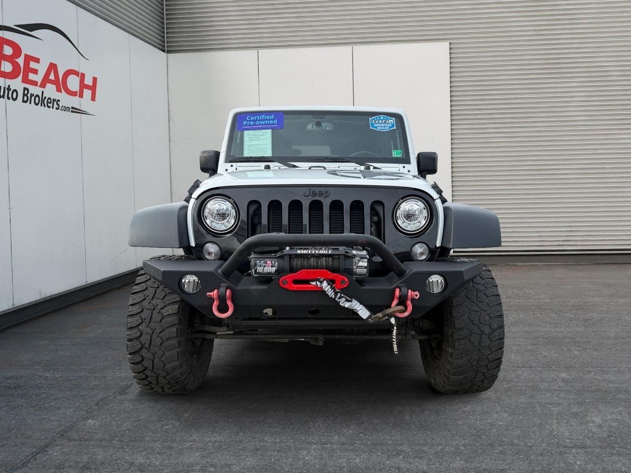 2018 Jeep Wrangler JK Willys Wheeler W, TOW HOOKS, BLUETOOTH, PRIVACY GLASS, KEYLESS ENTRY, MANUAL FOLDING MIRRORS, HEATED MIRRORS, RUNNING BOARDS, LOW MILES, THIS JEEP IS READY FOR ITS NEXT ADVENTURE! Norfolk VA