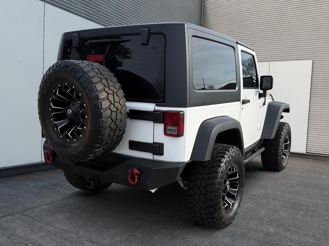 2018 Jeep Wrangler JK Willys Wheeler W, TOW HOOKS, BLUETOOTH, PRIVACY GLASS, KEYLESS ENTRY, MANUAL FOLDING MIRRORS, HEATED MIRRORS, RUNNING BOARDS, LOW MILES, THIS JEEP IS READY FOR ITS NEXT ADVENTURE! Norfolk VA