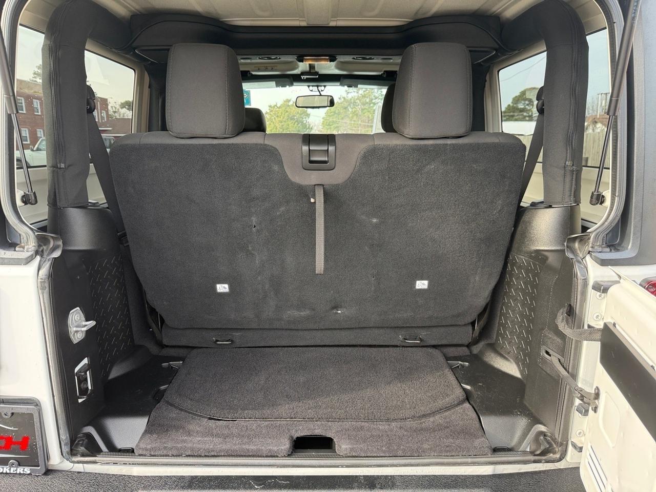 2018 Jeep Wrangler JK Willys Wheeler W, TOW HOOKS, BLUETOOTH, PRIVACY GLASS, KEYLESS ENTRY, MANUAL FOLDING MIRRORS, HEATED MIRRORS, RUNNING BOARDS, LOW MILES, THIS JEEP IS READY FOR ITS NEXT ADVENTURE! Norfolk VA