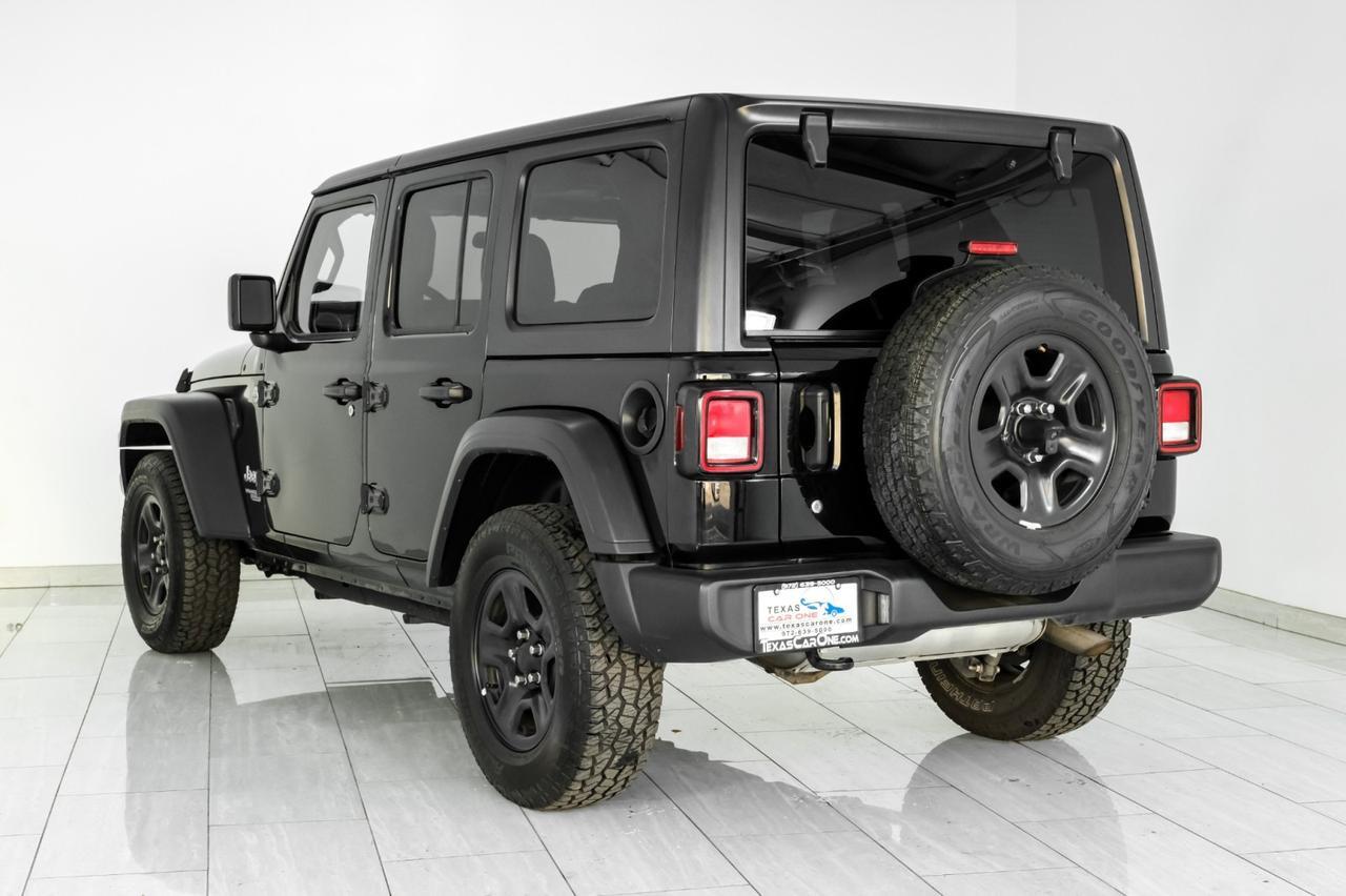 2018 Jeep Wrangler UNLIMITED SPORT 4WD AUTOMATIC HARD TOP CONVERTIBLE REAR CAMERA K Carrollton TX