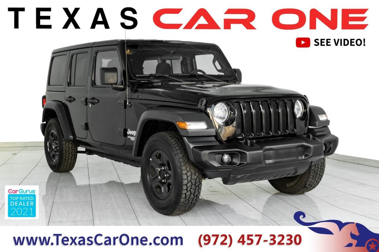 2018 Jeep Wrangler UNLIMITED SPORT 4WD AUTOMATIC HARD TOP CONVERTIBLE REAR CAMERA K