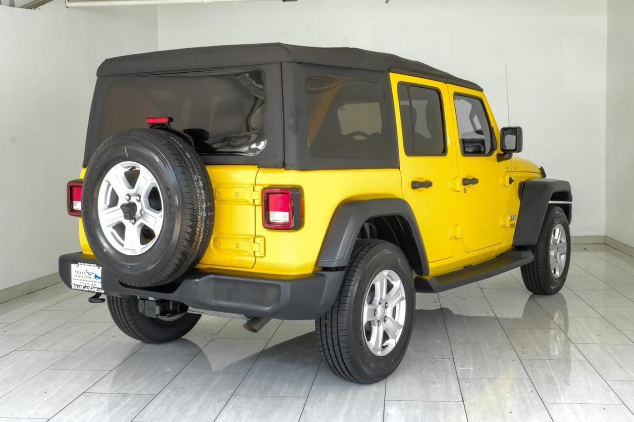 2018 Jeep Wrangler UNLIMITED SPORT 4WD AUTOMATIC SOFT TOP CONVERTIBLE REAR CAMERA K Carrollton TX