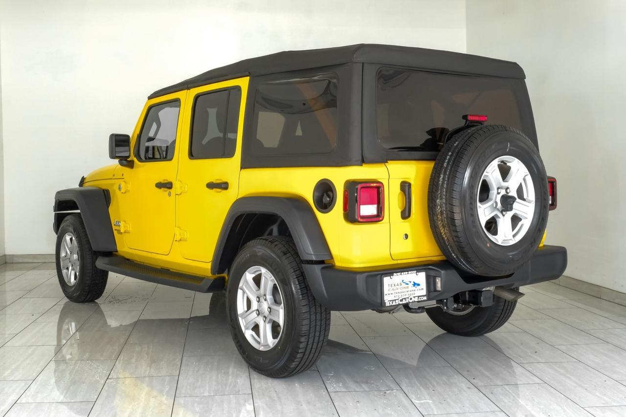 2018 Jeep Wrangler UNLIMITED SPORT 4WD AUTOMATIC SOFT TOP CONVERTIBLE REAR CAMERA K Carrollton TX