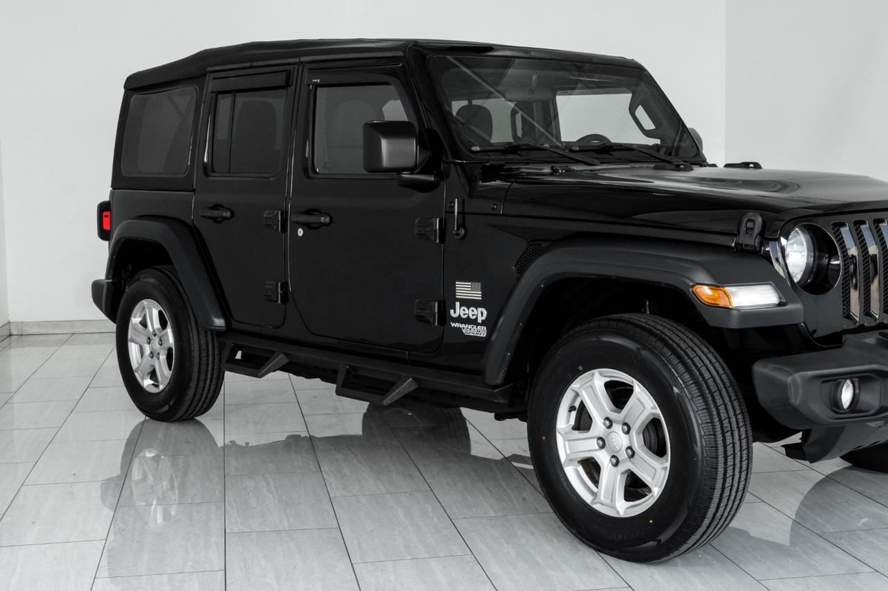2018 Jeep Wrangler UNLIMITED SPORT 4WD AUTOMATIC SOFT TOP CONVERTIBLE REAR CAMERA K Carrollton TX