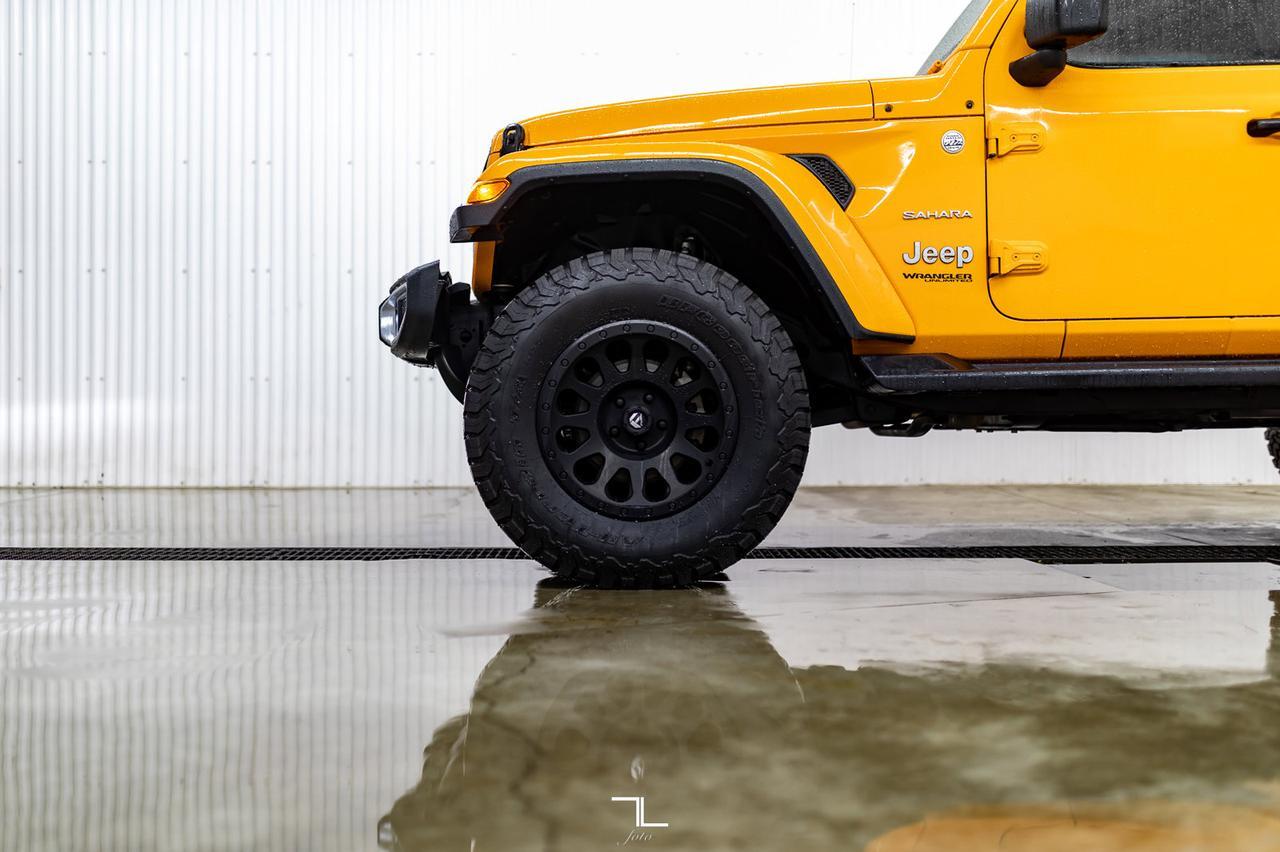 2018 Jeep Wrangler Unlimited 4x4 Sahara Leather Nav BCam Lift Red Deer AB