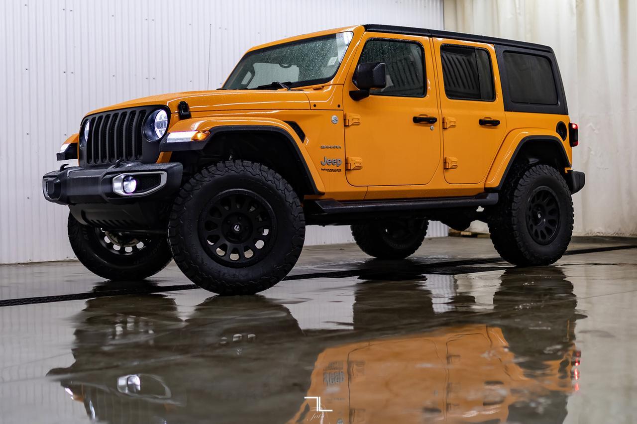 2018 Jeep Wrangler Unlimited 4x4 Sahara Leather Nav BCam Lift Red Deer AB