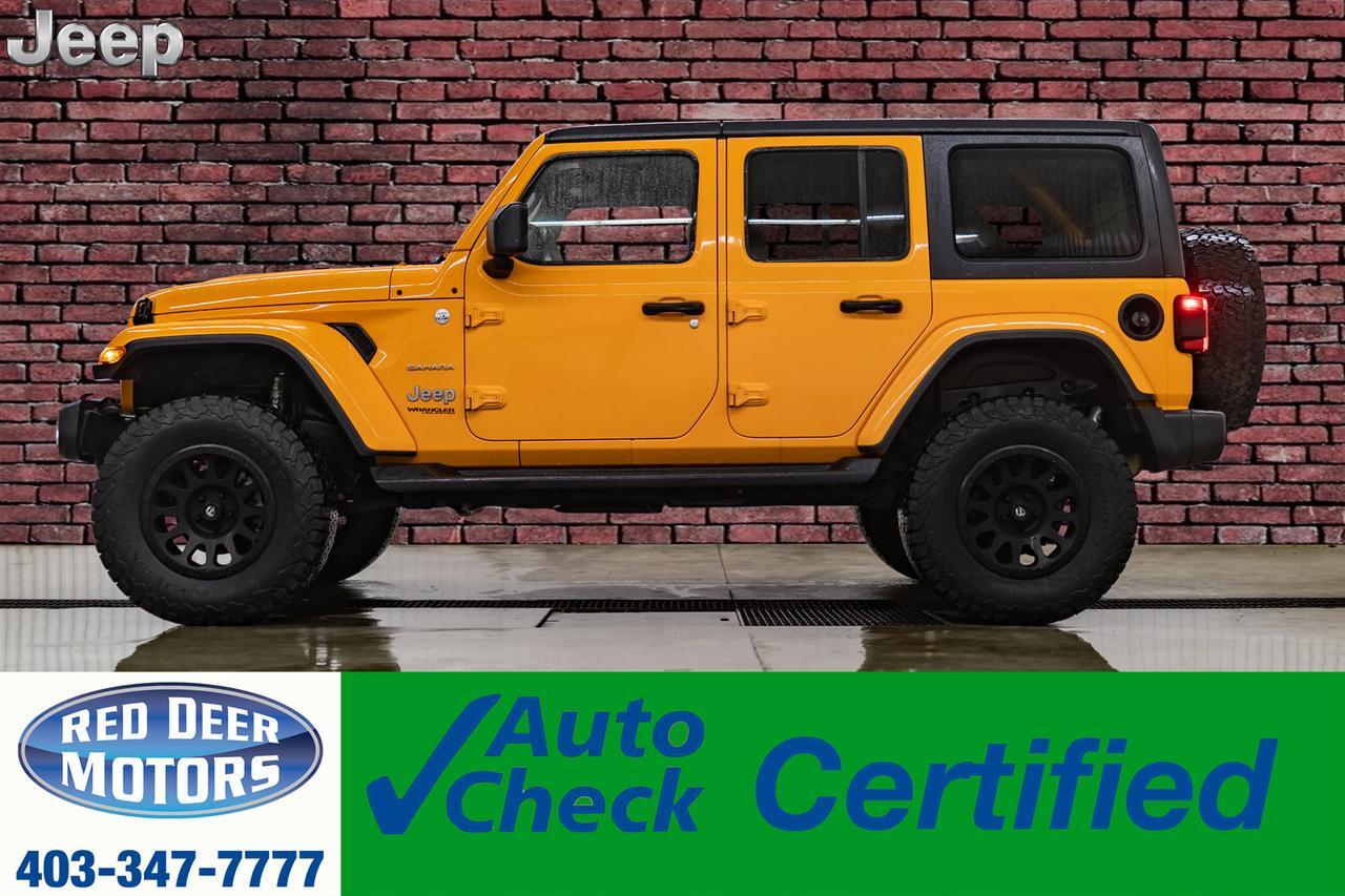 2018 Jeep Wrangler Unlimited 4x4 Sahara Leather Nav BCam Lift