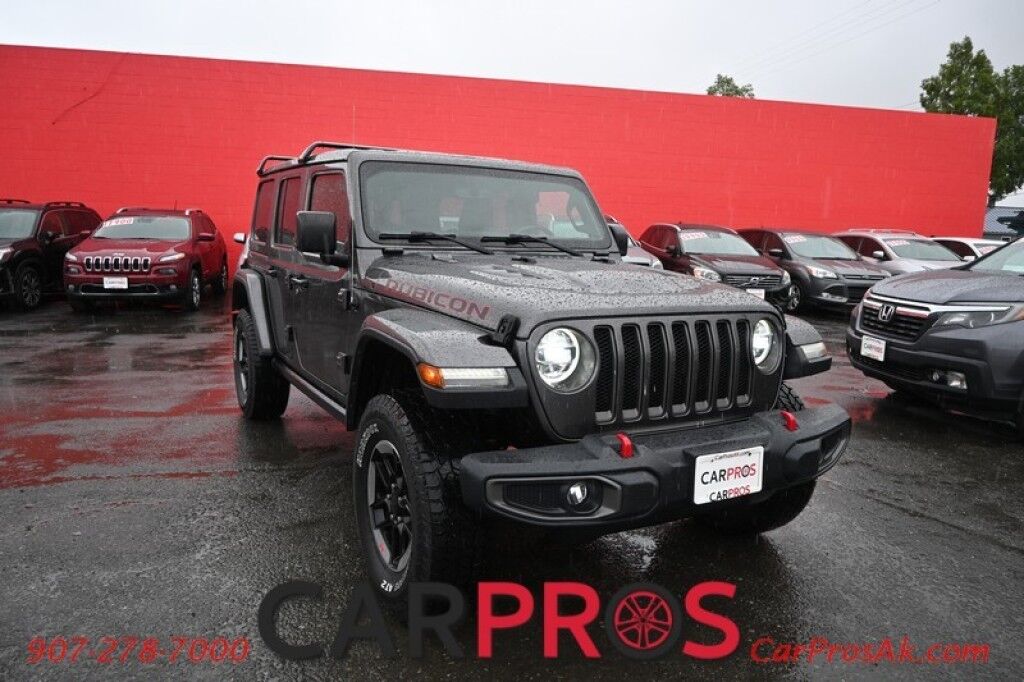 2018 Jeep Wrangler Unlimited Rubicon - 3.6L V6 - Automatic - 4X4 - Leather Seats - Remote Start - Keyless Entry - Push To Start - LED Headlights - Backup Camera - Bluetooth - Hard Top - Tow Package Anchorage AK