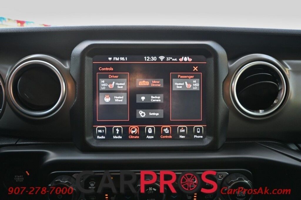 2018 Jeep Wrangler Unlimited Rubicon - 3rd Gen Dana 44 HD Wide Axles - Heated Seats - Heated Steering Wheel - Remote Start - Black Freedom Top - LED Lighting Group - Block Heater - Tow Package Anchorage AK