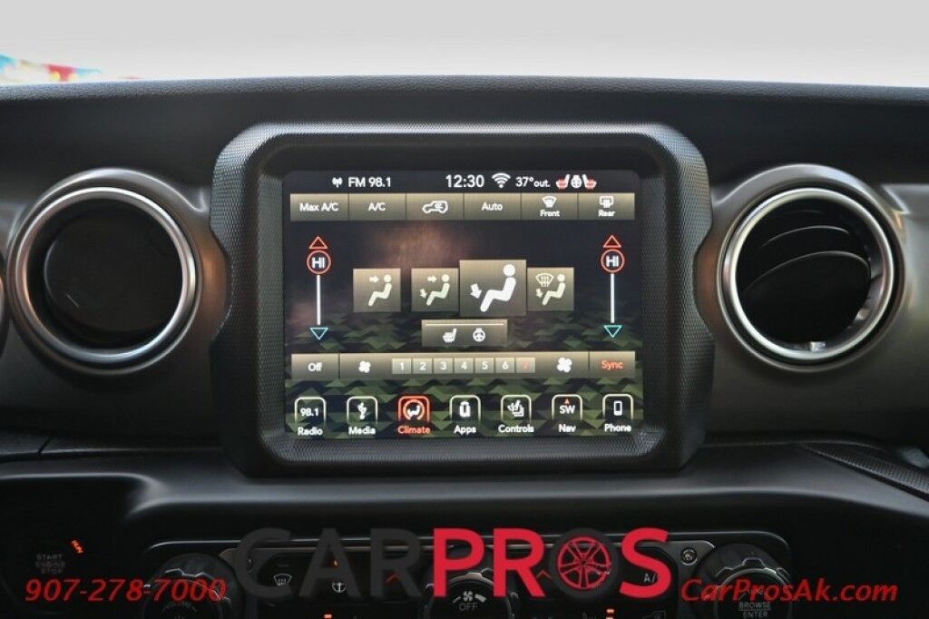 2018 Jeep Wrangler Unlimited Rubicon - 3rd Gen Dana 44 HD Wide Axles - Heated Seats - Heated Steering Wheel - Remote Start - Black Freedom Top - LED Lighting Group - Block Heater - Tow Package Anchorage AK