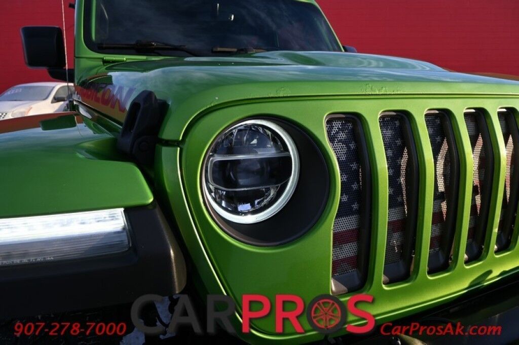 2018 Jeep Wrangler Unlimited Rubicon - 3rd Gen Dana 44 HD Wide Axles - Heated Seats - Heated Steering Wheel - Remote Start - Black Freedom Top - LED Lighting Group - Block Heater - Tow Package Anchorage AK