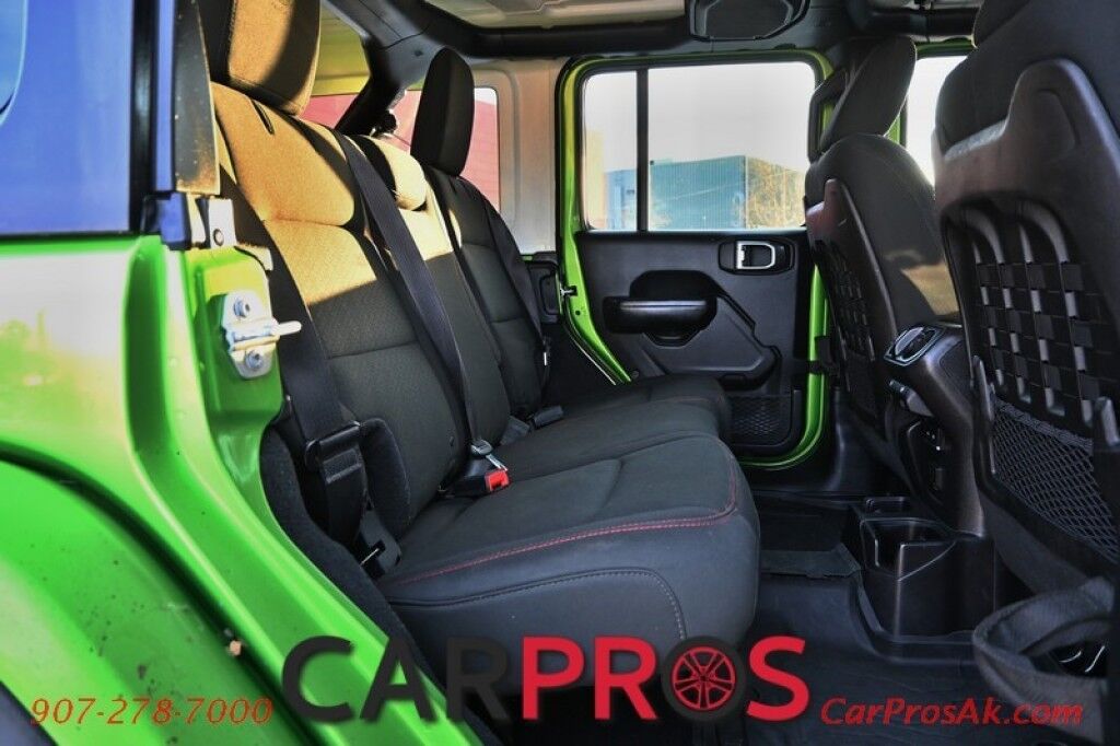 2018 Jeep Wrangler Unlimited Rubicon - 3rd Gen Dana 44 HD Wide Axles - Heated Seats - Heated Steering Wheel - Remote Start - Black Freedom Top - LED Lighting Group - Block Heater - Tow Package Anchorage AK