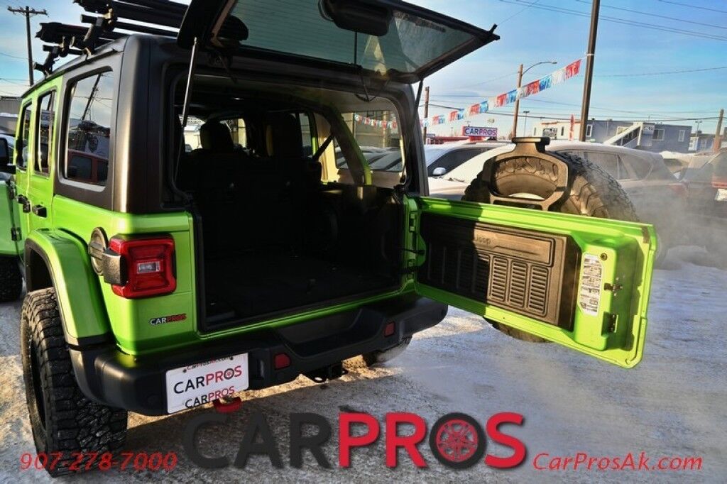 2018 Jeep Wrangler Unlimited Rubicon - 3rd Gen Dana 44 HD Wide Axles - Heated Seats - Heated Steering Wheel - Remote Start - Black Freedom Top - LED Lighting Group - Block Heater - Tow Package Anchorage AK