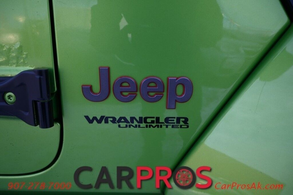 2018 Jeep Wrangler Unlimited Rubicon - 4X4 - Active Safety Pkg - Heated Cloth Seats - Heated Steering Wheel - Remote Start - Alpine Speakers - Hard Top - LED Lighting Group - Block Heater - Class II Receiver Hitch - 1 Owner Anchorage AK