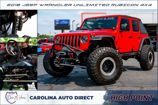 2018 Jeep Wrangler Unlimited Rubicon 4X4 / $15K IN UPGRADES / Leather Seats! High Point NC