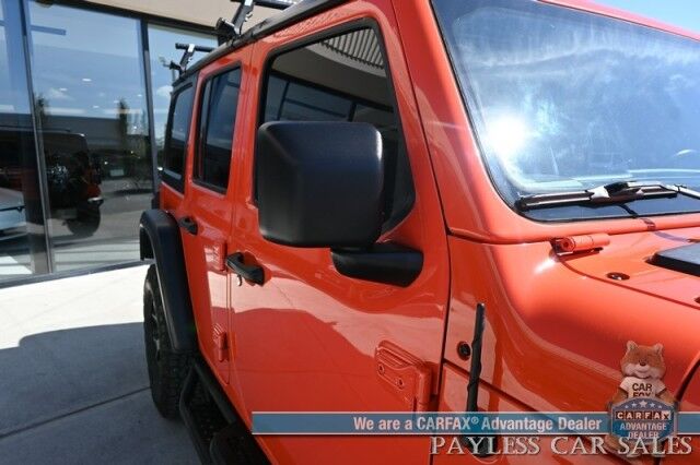 2018 Jeep Wrangler Unlimited Rubicon / 4X4 / Cold Weather Group / Auto Start / Heated Seats & Steering Wheel / Apple CarPlay & Android Auto / Back Up Camera / LED Lights / OEDRO Bumpers & Running Boards / Luggag Rack / Tow Pkg Anchorage AK