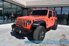 2018_Jeep_Wrangler Unlimited_Rubicon / 4X4 / Cold Weather Group / Auto Start / Heated Seats & Steering Wheel / Apple CarPlay & Android Auto / Back Up Camera / LED Lights / OEDRO Bumpers & Running Boards / Luggag Rack / Tow Pkg_ Anchorage AK