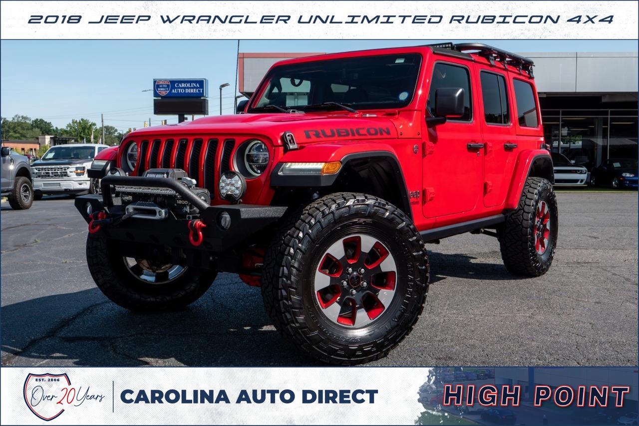 2018 Jeep Wrangler Unlimited Rubicon 4X4 / UPGRADES / Heated Leather Seats!
