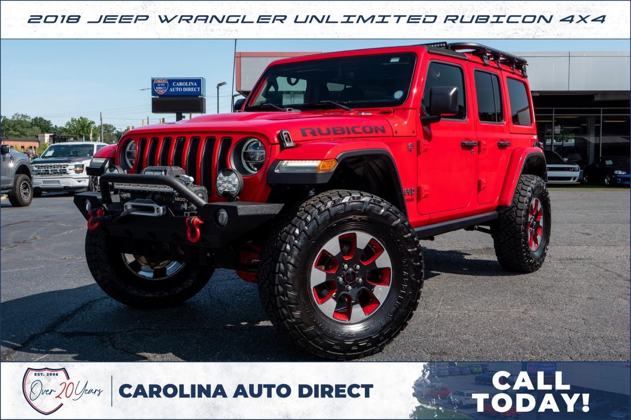 2018 Jeep Wrangler Unlimited Rubicon 4X4 / UPGRADES / Heated Leather Seats!