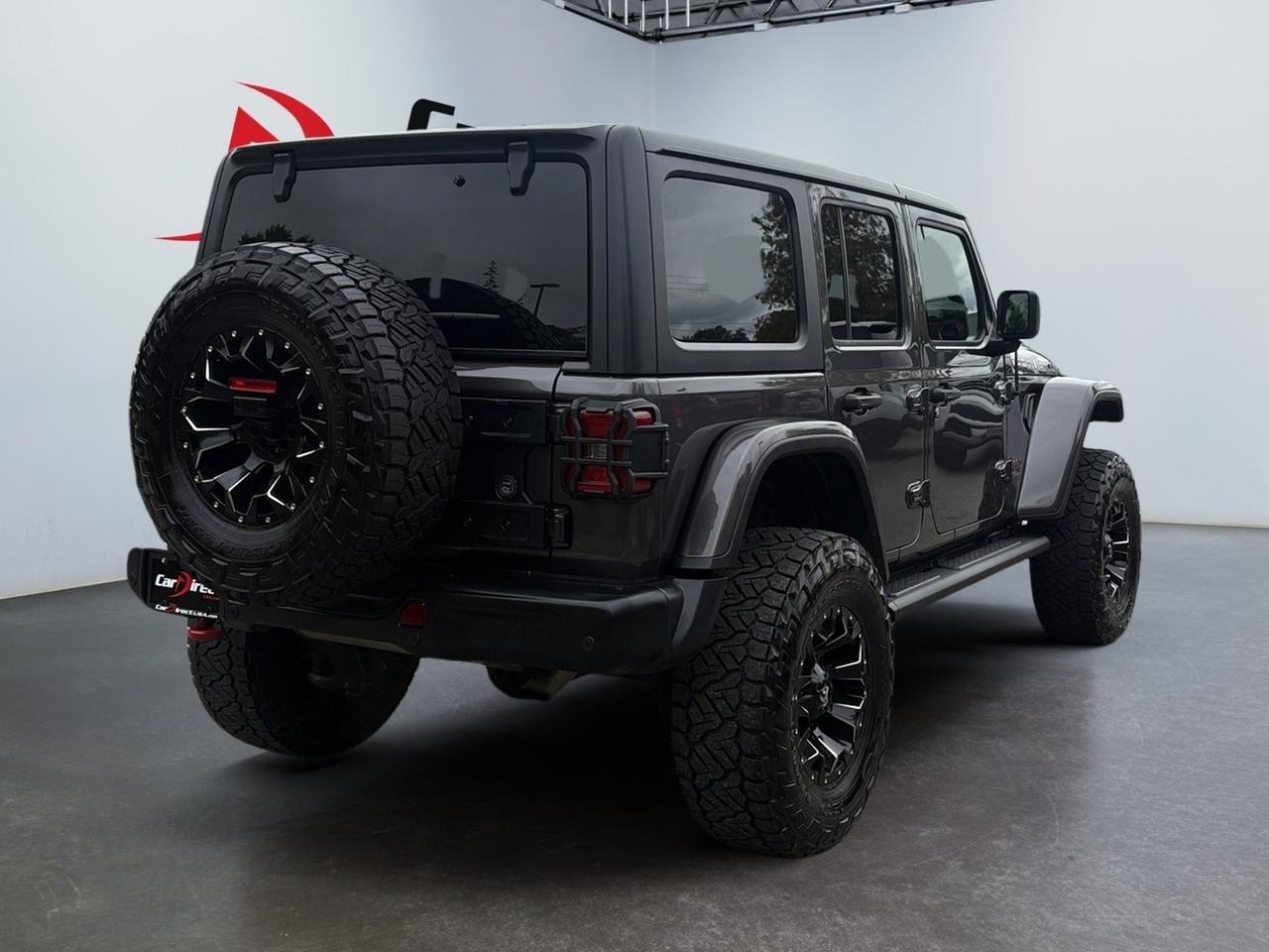 2018 Jeep Wrangler Unlimited Rubicon, LIFTED, FENDER FLARES, TOW PACKAGE, RUNNING BOARDS, HEATED SEATS, BACKUP CAMERA, KEYLESS START, NAVIGATION, CUSTOM FUEL WHEELS, LOW MILES, CLEAN CARFAX, WRANGLE THE ROAD! Virginia Beach VA