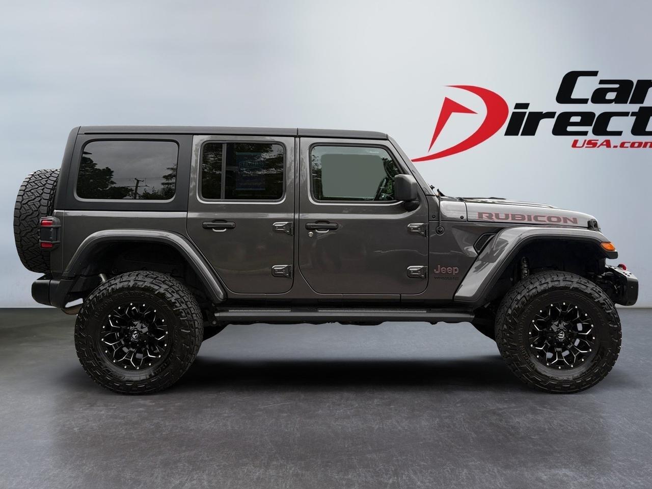2018 Jeep Wrangler Unlimited Rubicon, LIFTED, FENDER FLARES, TOW PACKAGE, RUNNING BOARDS, HEATED SEATS, BACKUP CAMERA, KEYLESS START, NAVIGATION, CUSTOM FUEL WHEELS, LOW MILES, CLEAN CARFAX, WRANGLE THE ROAD! Virginia Beach VA