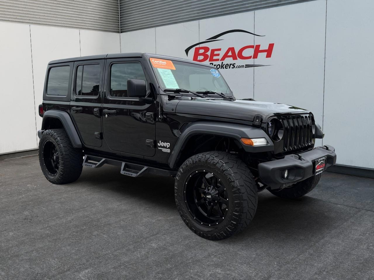 2018 Jeep Wrangler Unlimited SPORT S, 4X4, LIFTED, RUNNING BOARDS, APPLE CAR PLAY,, HEATED SEATS, HEATED STEERING WHEEL, REMOTE START, KEYLESS START, CLEAN CARFAX, THE DEAL YOU HAVE BEEN WAITING FOR IS RIGHT HERE!!! Norfolk VA