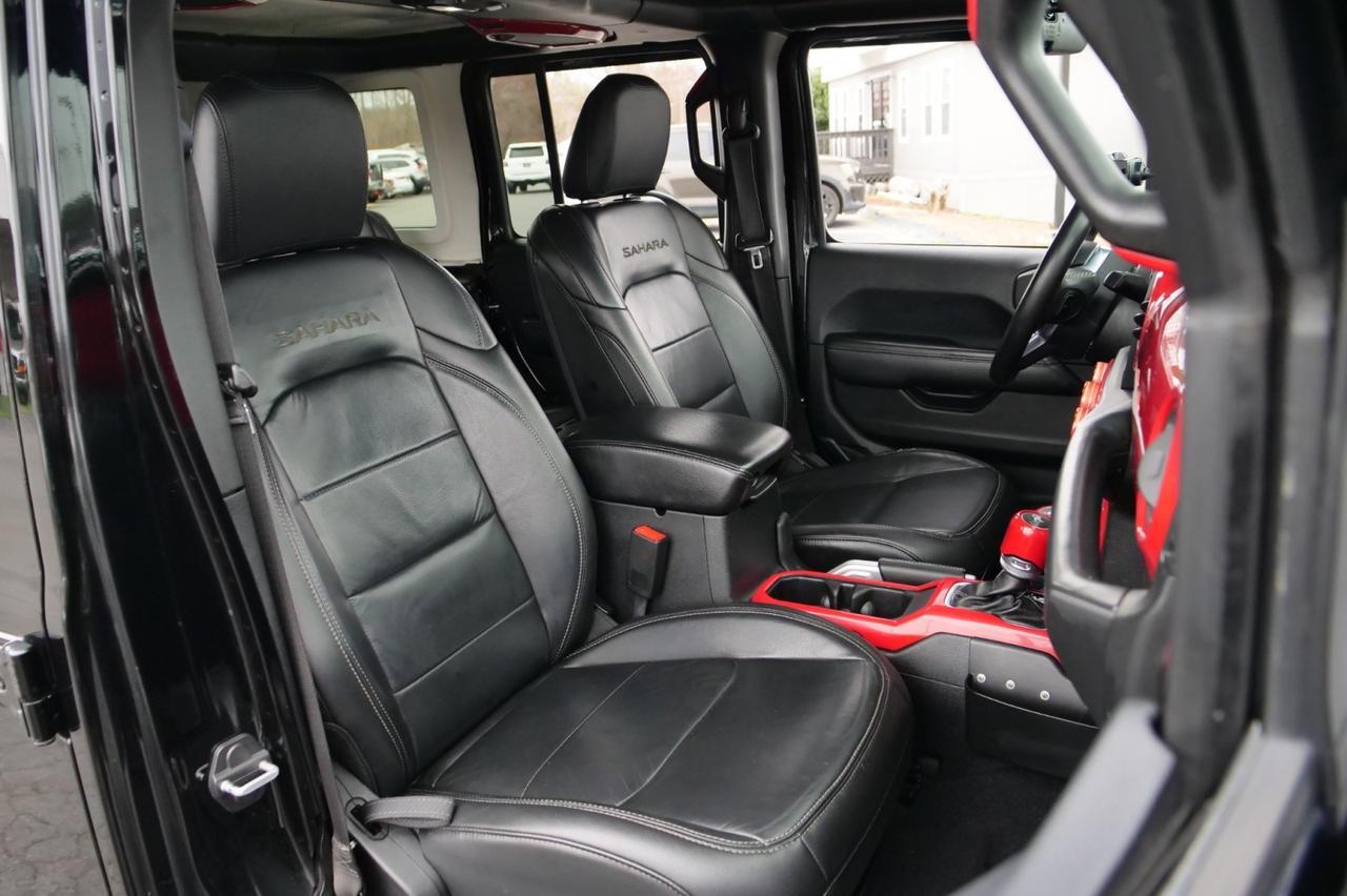 2018 Jeep Wrangler Unlimited Sahara 4X4 / Cold Weather Group / Leather Seats! Lincolnton NC