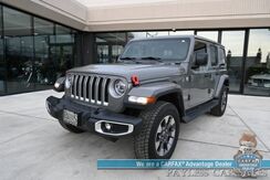 2018_Jeep_Wrangler Unlimited_Sahara / 4X4 / Hard Top / Cold Weather Pkg / Heated Leather Seats & Steering Wheel / NAV / Auto Start / Alpine Speakers / Apple CarPlay & Android Auto / Back Up Camera / Keyless Entry & Start / Block Heater_ Anchorage AK