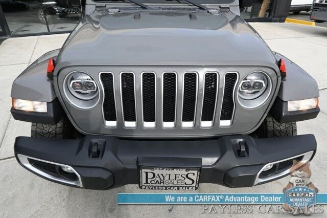 2018 Jeep Wrangler Unlimited Sahara / 4X4 / Hard Top / Cold Weather Pkg / Heated Leather Seats & Steering Wheel / NAV / Auto Start / Alpine Speakers / Apple CarPlay & Android Auto / Back Up Camera / Keyless Entry & Start / Block Heater Anchorage AK