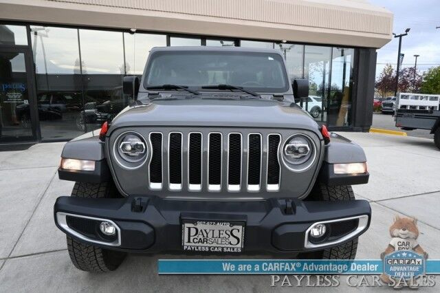 2018 Jeep Wrangler Unlimited Sahara / 4X4 / Hard Top / Cold Weather Pkg / Heated Leather Seats & Steering Wheel / NAV / Auto Start / Alpine Speakers / Apple CarPlay & Android Auto / Back Up Camera / Keyless Entry & Start / Block Heater Anchorage AK