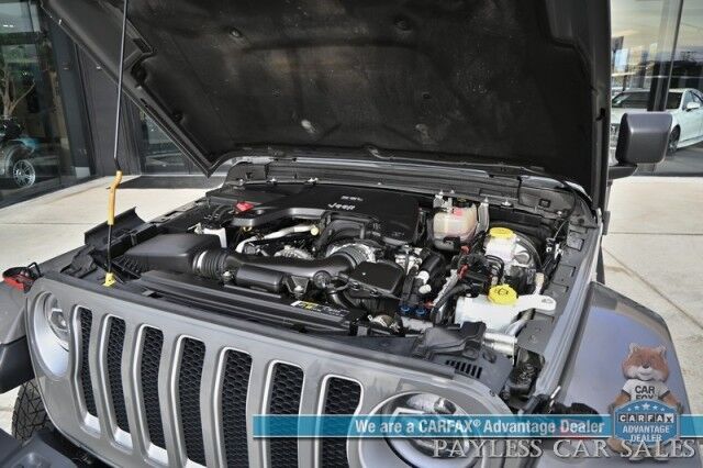 2018 Jeep Wrangler Unlimited Sahara / 4X4 / Hard Top / Cold Weather Pkg / Heated Leather Seats & Steering Wheel / NAV / Auto Start / Alpine Speakers / Apple CarPlay & Android Auto / Back Up Camera / Keyless Entry & Start / Block Heater Anchorage AK