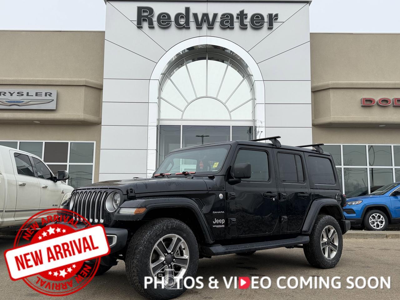 2018 Jeep Wrangler Unlimited Sahara 4x4 | Low KMs | 2L Turbo | NAV | HD Radio | Remote Start | Heated Seats