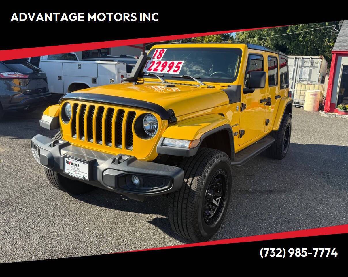 2018 Jeep Wrangler Unlimited Sahara 4x4 4dr SUV (midyear release) Edison NJ