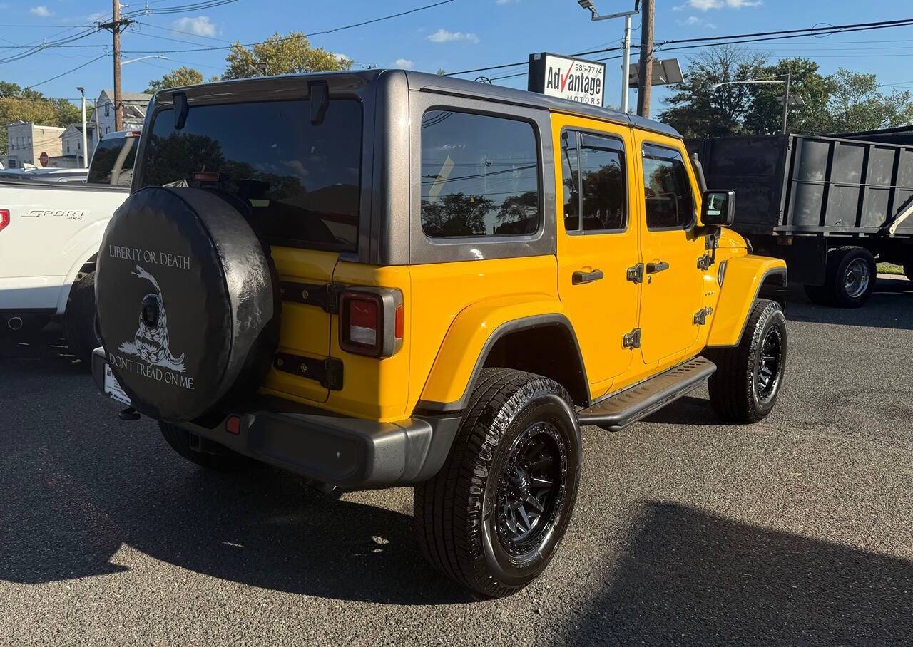 2018 Jeep Wrangler Unlimited Sahara 4x4 4dr SUV (midyear release) Edison NJ