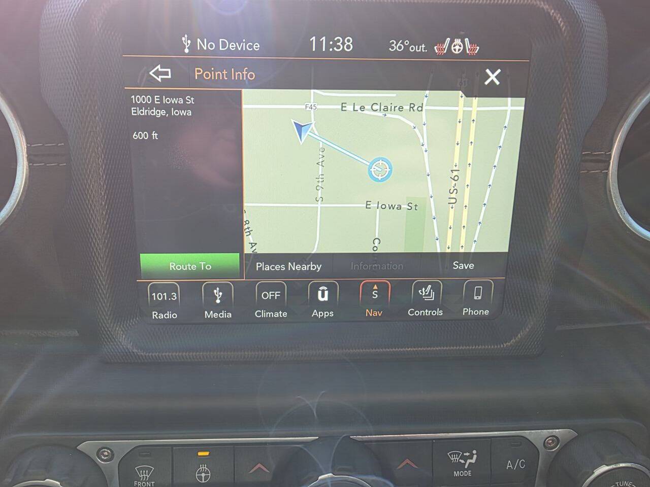 2018 Jeep Wrangler Unlimited Sahara 4x4 4dr SUV (midyear release) Eldridge IA